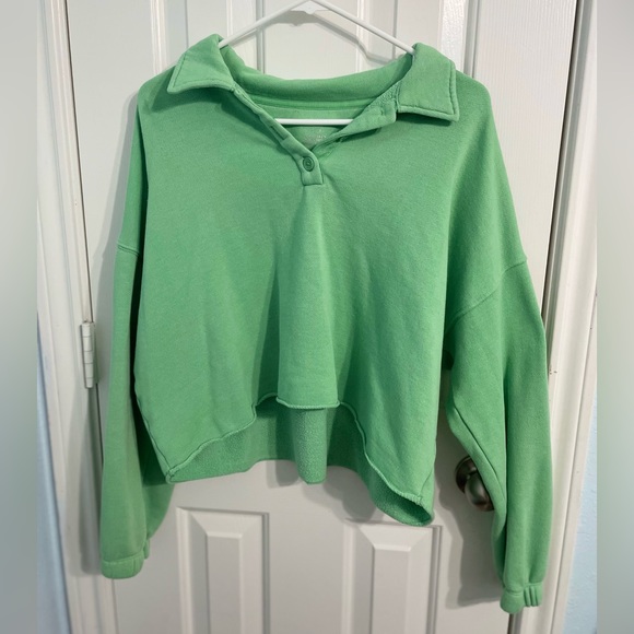 aerie Tops - aerie cropped pullover